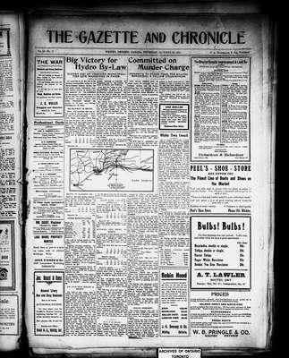 Whitby Gazette and Chronicle (1912), 22 Oct 1914