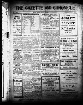 Whitby Gazette and Chronicle (1912), 1 Nov 1917