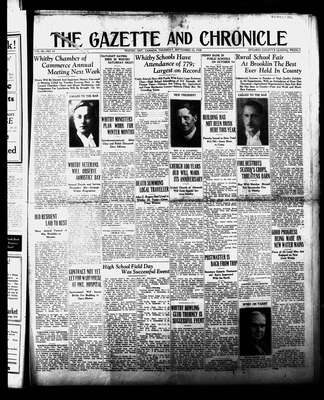 Whitby Gazette and Chronicle (1912), 25 Sep 1930