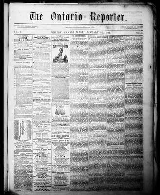 Ontario Reporter, 31 Jan 1852