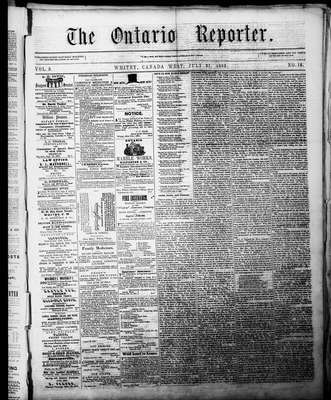 Ontario Reporter, 31 Jul 1852