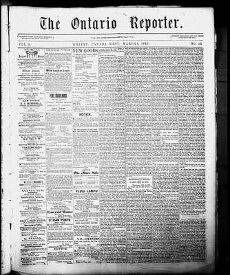 Ontario Reporter, 5 Mar 1853