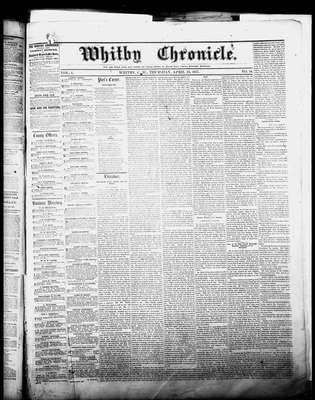 Whitby Chronicle, 23 Apr 1857