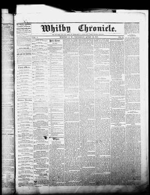 Whitby Chronicle, 30 Apr 1857