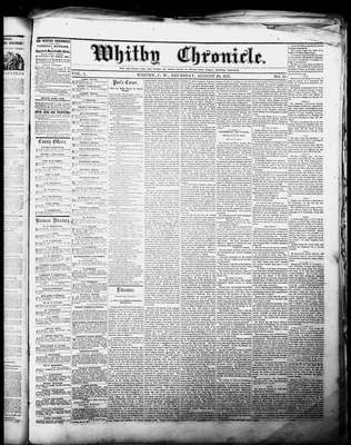 Whitby Chronicle, 20 Aug 1857