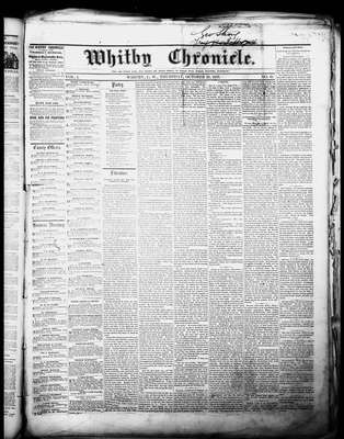 Whitby Chronicle, 29 Oct 1857