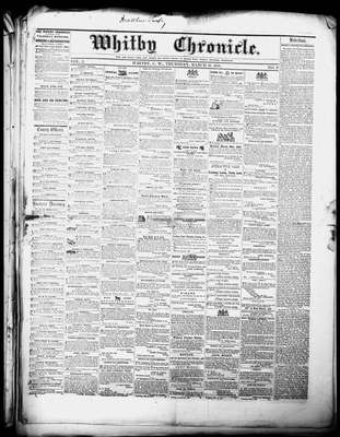 Whitby Chronicle, 18 Mar 1858