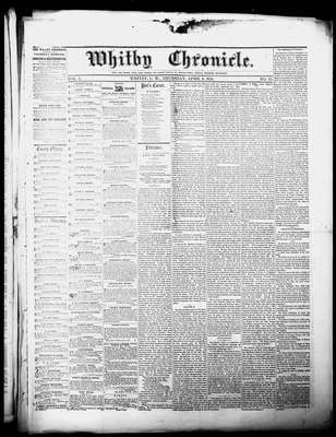 Whitby Chronicle, 8 Apr 1858