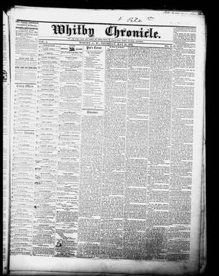 Whitby Chronicle, 20 May 1858