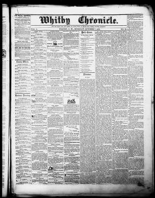 Whitby Chronicle, 7 Oct 1858