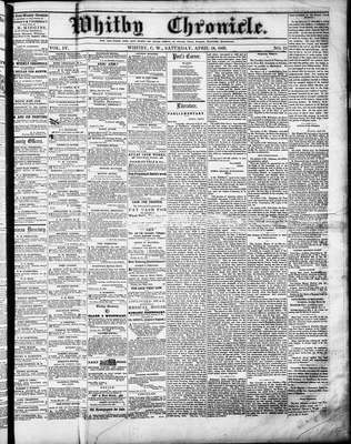 Whitby Chronicle, 14 Apr 1860