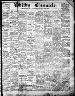 Whitby Chronicle, 12 May 1860