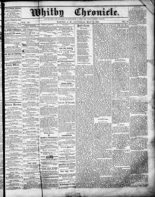 Whitby Chronicle, 19 May 1860