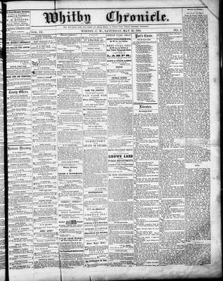 Whitby Chronicle, 26 May 1860