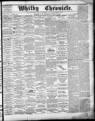 Whitby Chronicle, 14 Jul 1860