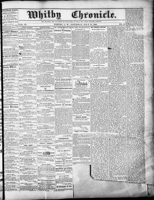 Whitby Chronicle, 21 Jul 1860