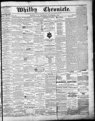 Whitby Chronicle, 1 Nov 1860