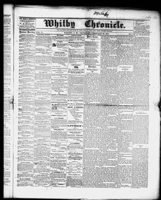 Whitby Chronicle, 28 Feb 1861