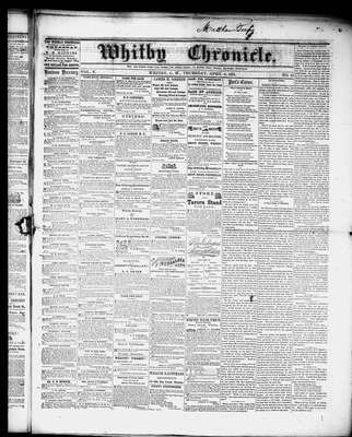 Whitby Chronicle, 4 Apr 1861