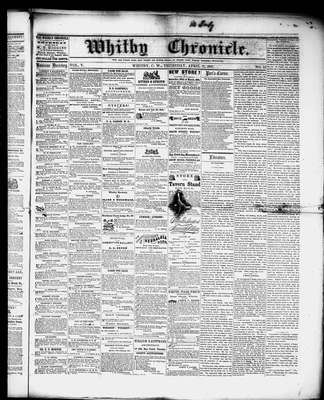 Whitby Chronicle, 11 Apr 1861