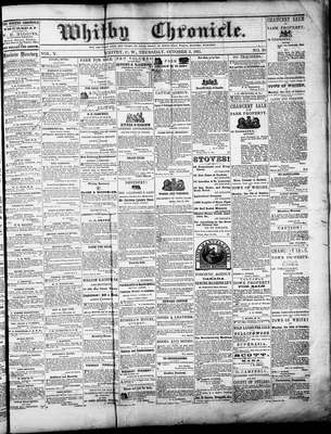 Whitby Chronicle, 3 Oct 1861