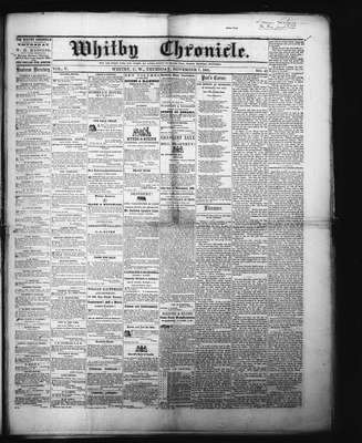 Whitby Chronicle, 7 Nov 1861