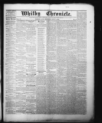 Whitby Chronicle, 3 Jul 1862