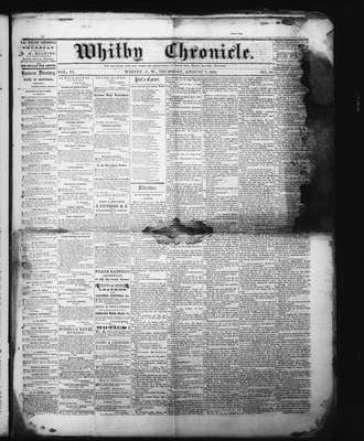 Whitby Chronicle, 7 Aug 1862