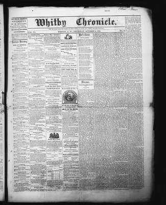 Whitby Chronicle, 9 Oct 1862