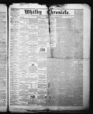 Whitby Chronicle, 27 Nov 1862