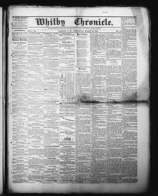 Whitby Chronicle, 26 Mar 1863