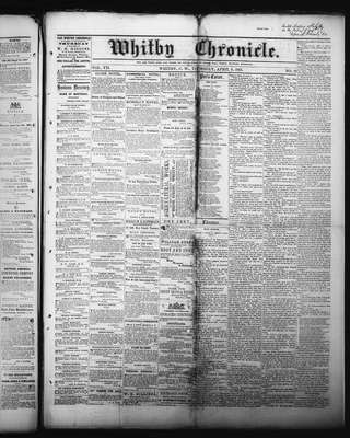 Whitby Chronicle, 9 Apr 1863