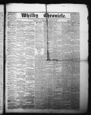 Whitby Chronicle, 20 Aug 1863