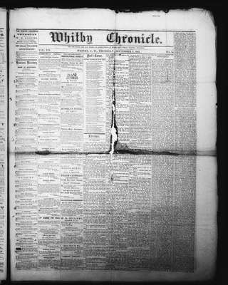 Whitby Chronicle, 3 Sep 1863