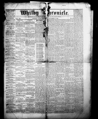 Whitby Chronicle, 15 Oct 1863