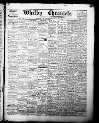 Whitby Chronicle, 11 Feb 1864