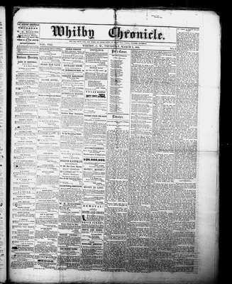 Whitby Chronicle, 3 Mar 1864