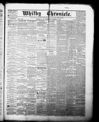 Whitby Chronicle, 17 Mar 1864