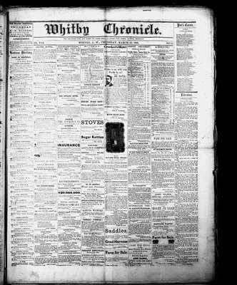 Whitby Chronicle, 23 Mar 1865