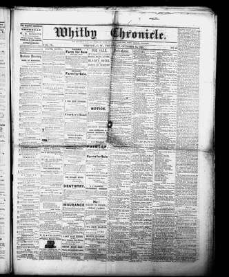 Whitby Chronicle, 12 Oct 1865