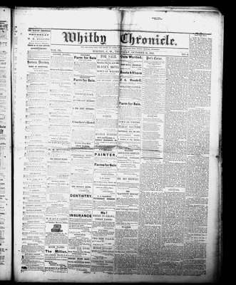 Whitby Chronicle, 19 Oct 1865