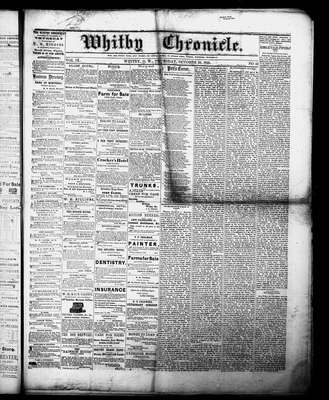 Whitby Chronicle, 26 Oct 1865