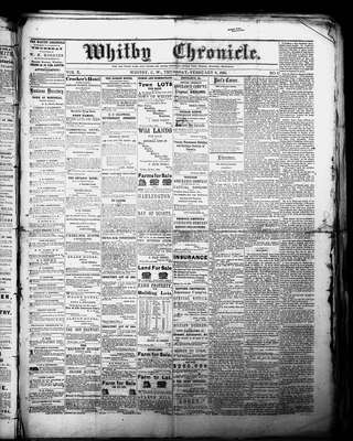 Whitby Chronicle, 8 Feb 1866