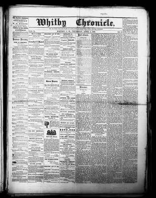 Whitby Chronicle, 5 Apr 1866