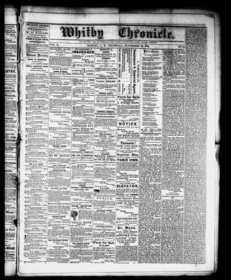 Whitby Chronicle, 22 Nov 1866