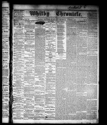 Whitby Chronicle, 1 Aug 1867