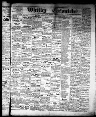 Whitby Chronicle, 14 Jan 1869