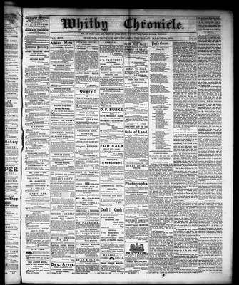 Whitby Chronicle, 25 Mar 1869