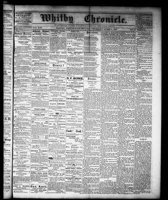 Whitby Chronicle, 8 Apr 1869