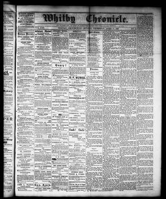 Whitby Chronicle, 15 Apr 1869